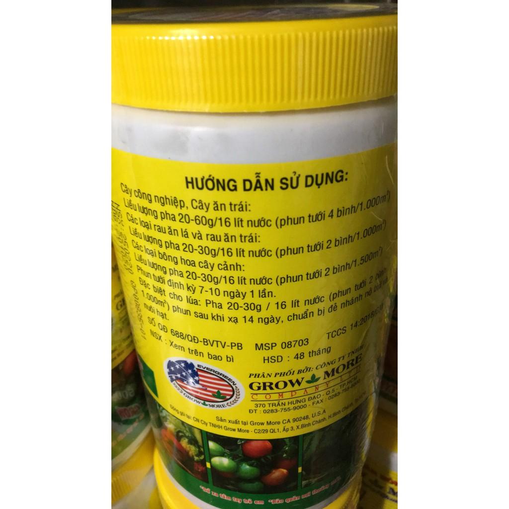 Bộ 03 lọ NPK Growmore 6-30-30, 30-10-10, 20-20-20 mỗi lọ 500gr