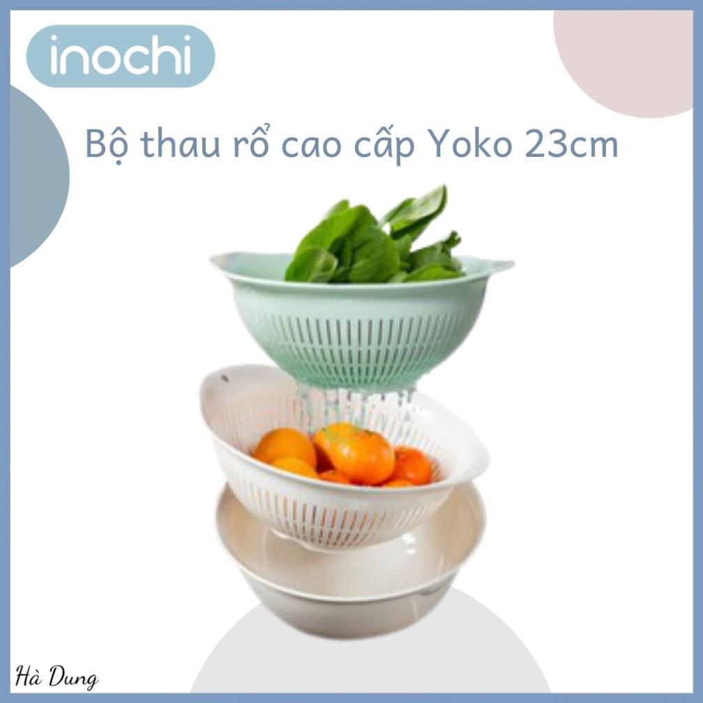 Bộ Thau Rổ Nhựa Cao Cấp YOKO iNOCHI Tiêu Chuẩn Nhật Bản