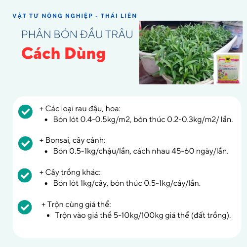 Phân đầu trâu HCMK7 hữu cơ trichoderma + TE - 1 kg