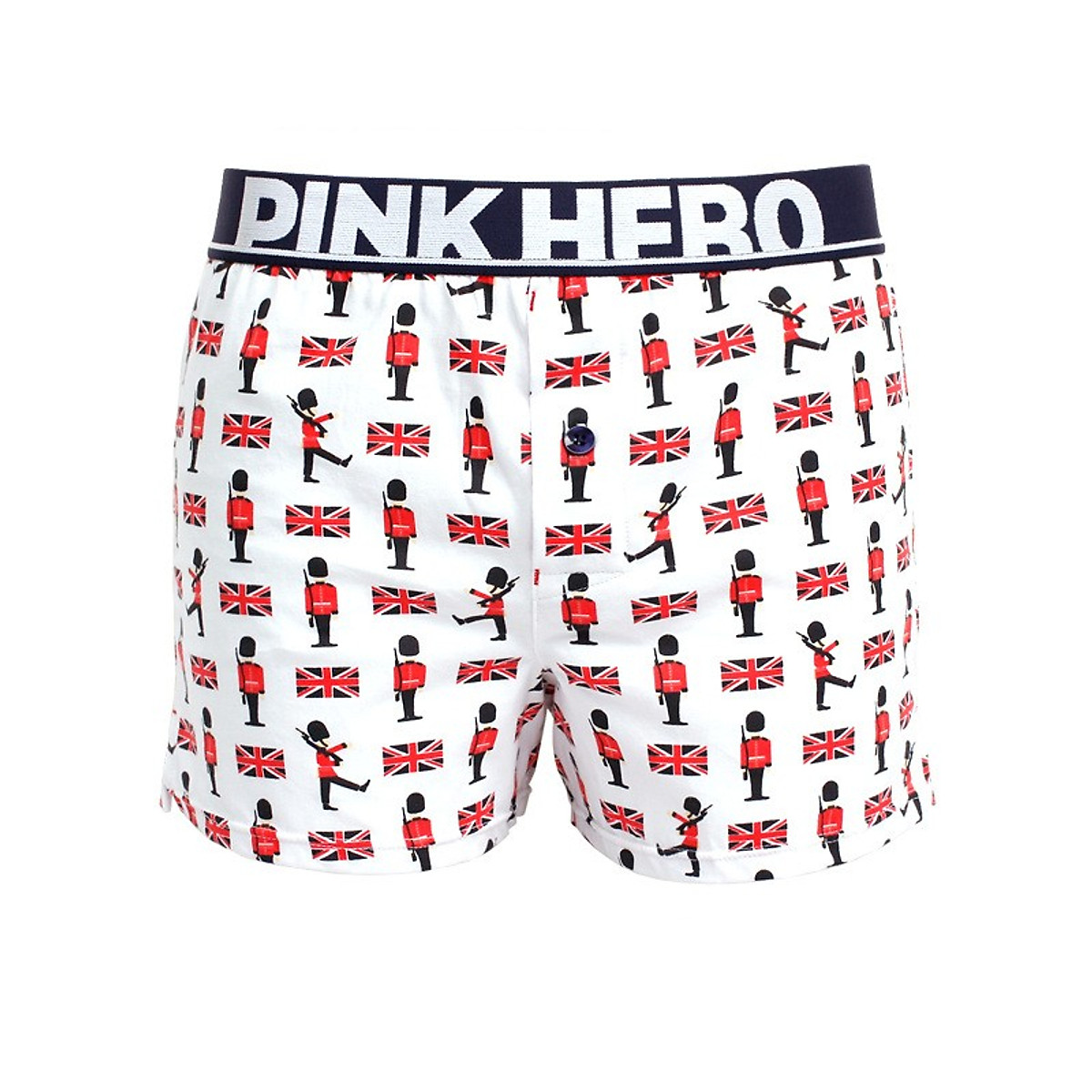 Quần short đùi thun nam tập gym mặc nhà ngủ Pink Hero Phong Cách Âu Mỹ