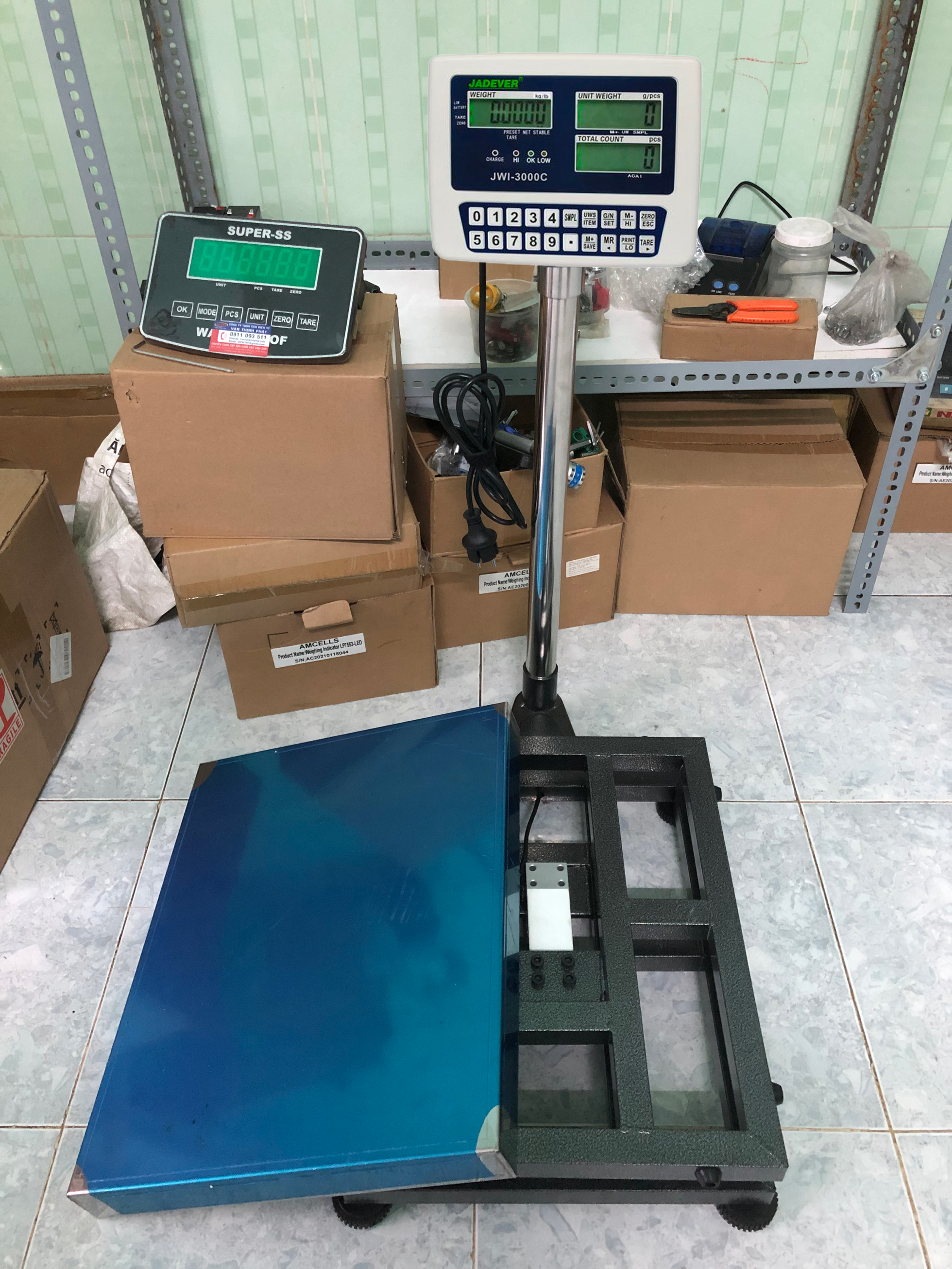 Cân Bàn Điện Tử JWI-3000C 150 kg
