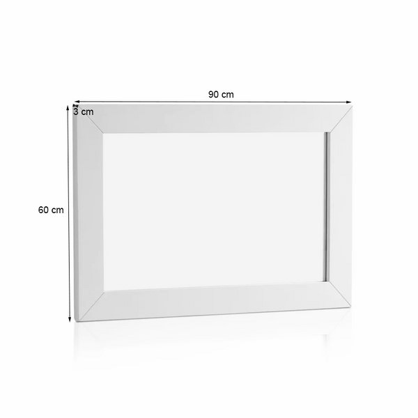 Gương treo tường Shutter gỗ sồi