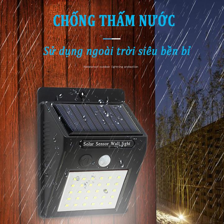 Đèn Cảm Biến Hồng Ngoại Năng Lượng Mặt Trời 20 Led - Hàng Chất Lượng