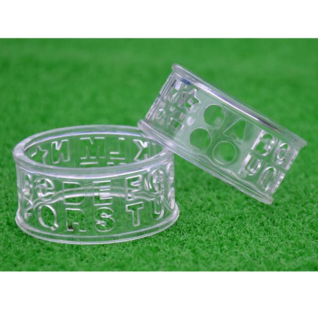 10x Durable Golf Ball Liner Marker Template Drawing Alignment Tool Accessories