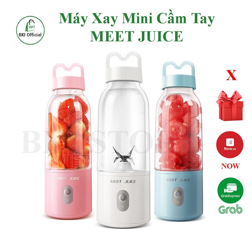 Máy Xay Sinh Tố Đa Năng Cầm Tay MEET JUICE - Xay Cực Nhanh 9s, Cao Cấp, An Toàn