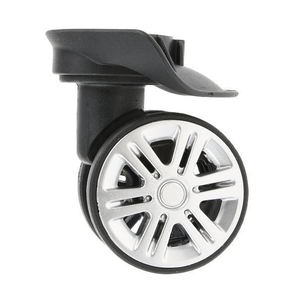 4x 2 Pieces Black Replacement A19 Dual Roller Wheels Luggage Swivel Suitcase Casters Repair Accessory