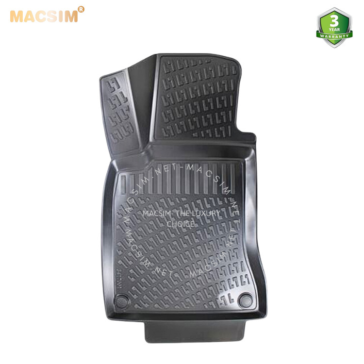 Thảm lót sàn ô tô nhựa TPU Silicon Mercedes CLA 2013-2019 first generation Nhãn hiệu Macsim