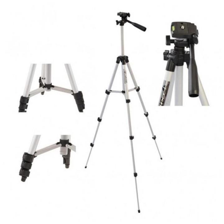 Giá đỡ điện thoại Tripod -kèm kẹp điện thoại 3 chân-điều khiển remote tương thích với nhiều dòng máy