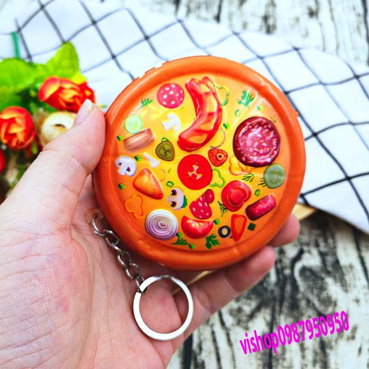 SQUISHY MÓC KHÓA BÁNH PIZATRON
