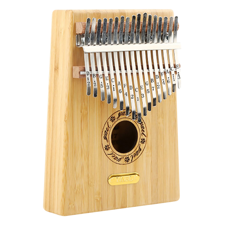 Đàn Kalimba 17 Phím Gỗ Trúc Yael Y17B Kèm Kèn Kazoo