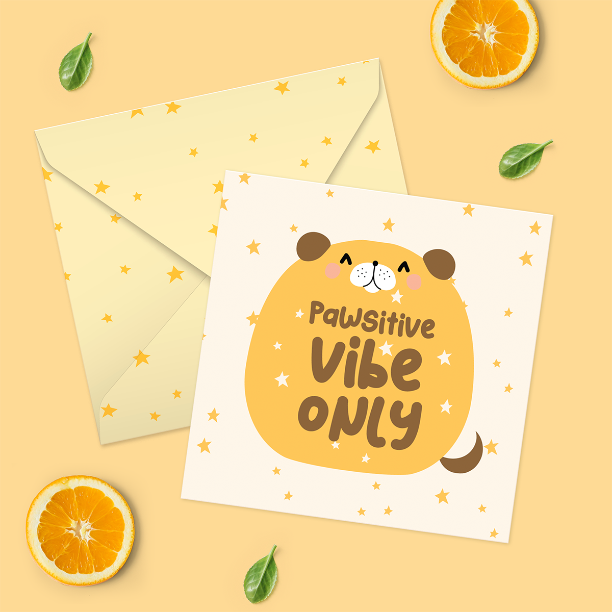 Set 4 thiệp tặng bạn bè động viên sinh nhật SDstationery PURRFECT GIFT 12x12 minh họa thú cưng dễ thương cute tiếng Anh vui nhộn