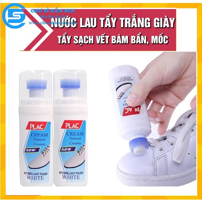 Chai chà Giày PLAC đa năng nước tẩy trắng giày Thần thánh dễ sử dụng 100ml GD265-NLGIAY