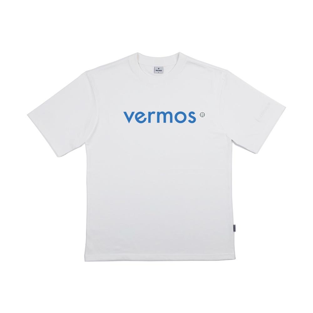 Áo Thun Vermos Signature Logo Tee White Blue