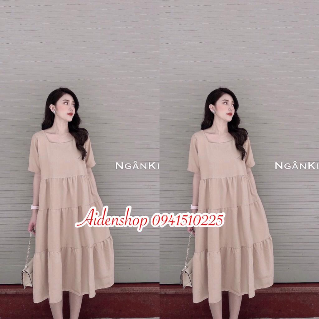 Váy bầu công sở đẹp dáng suông nhiều màu freesize,váy bigsize thời trang từ 40-65kg maternity dress