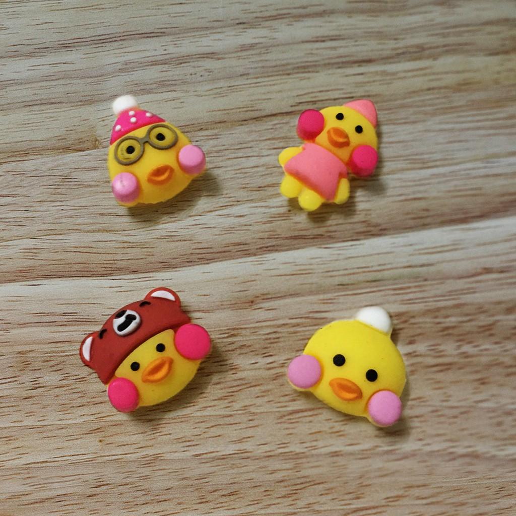 Charm Slime Con Vịt quà tặng trang trí