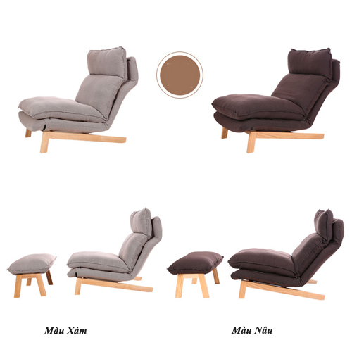 [FREESHIP + TẶNG ĐÔN] Ghế Thư Giãn Thời Trang Gỗ Cao Cấp, Ghế Sofa Nghỉ Ngơi Đọc Sách Báo Ngả Lưng 6 Mức Độ Có Khóa Kéo Dễ Dàng Vệ Sinh