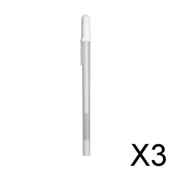 3x1pcs Korean Style White Skin Marker for Eyebrow Micrometer Measurement Tool