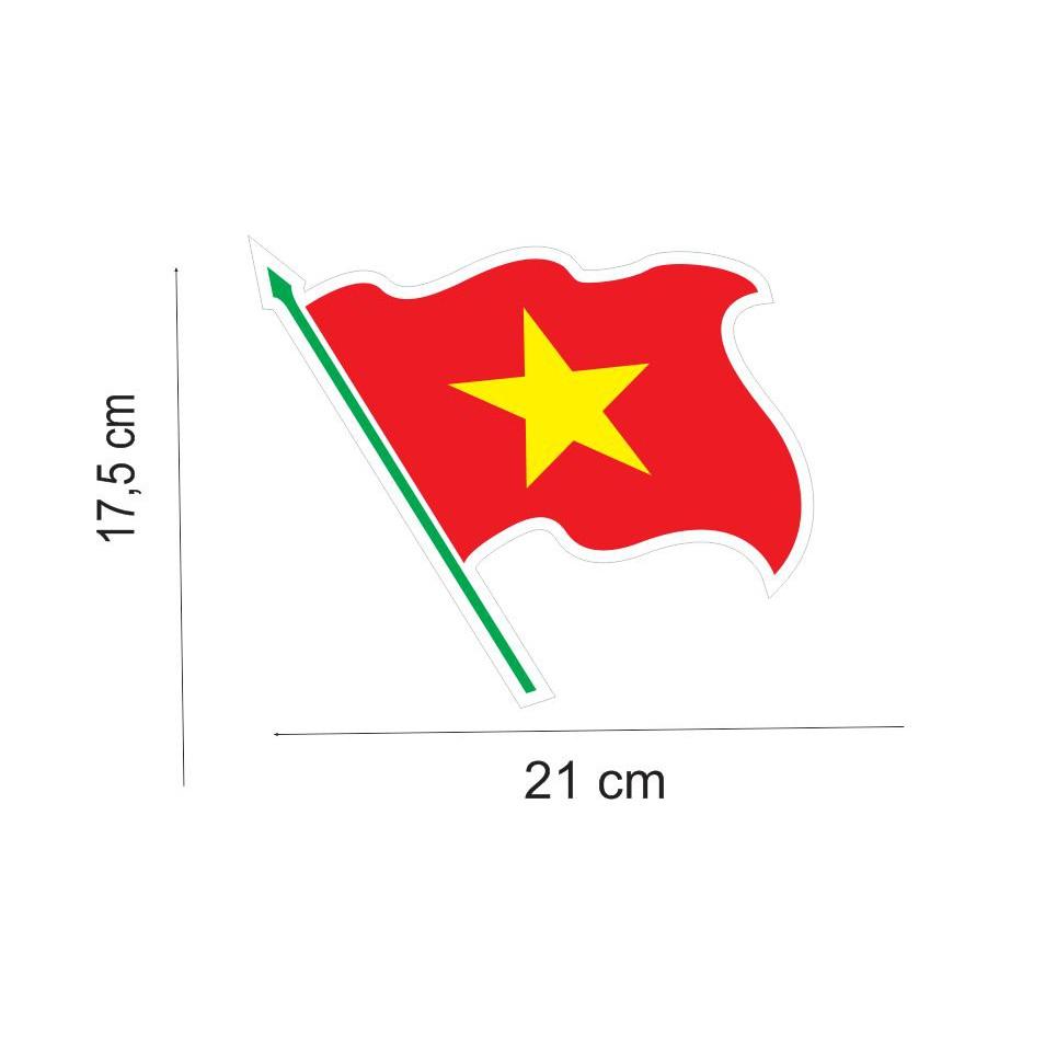 Cờ Việt Nam, Cờ Đoàn trang trí ô tô,xe máy, hội nghị.. sticker cờ Việt Nam, cờ Đoàn