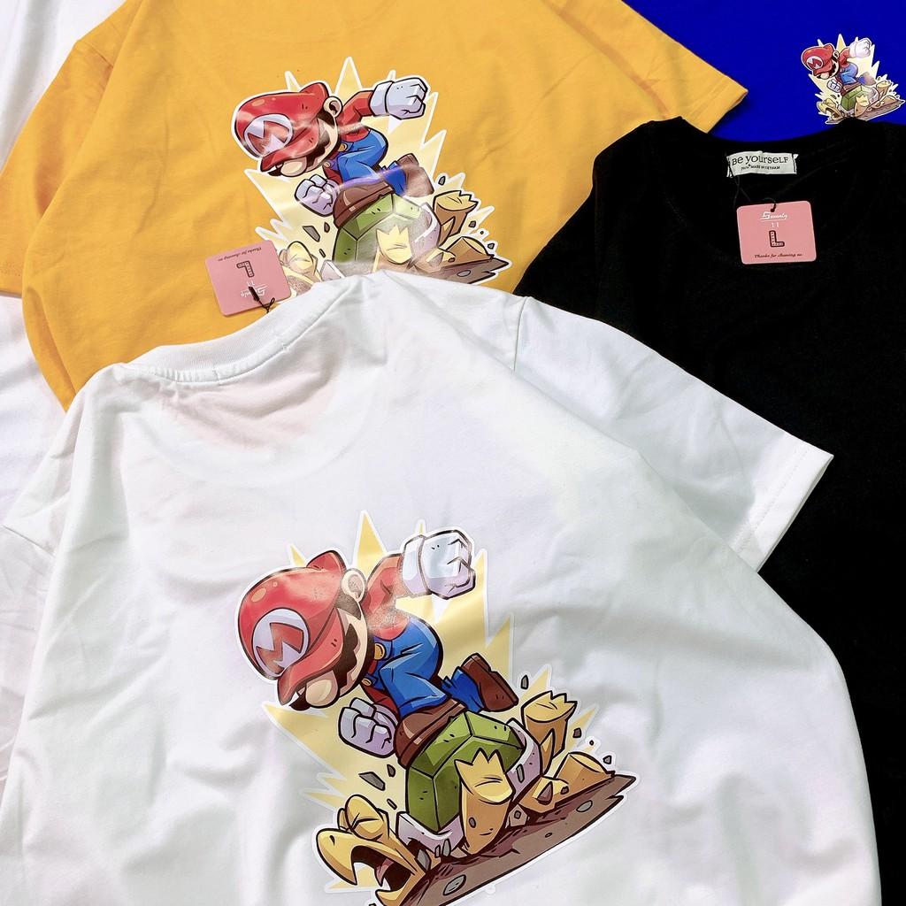 - Áo thun tay ngắn Be Yourself unisex size M L - SUPER MARIO