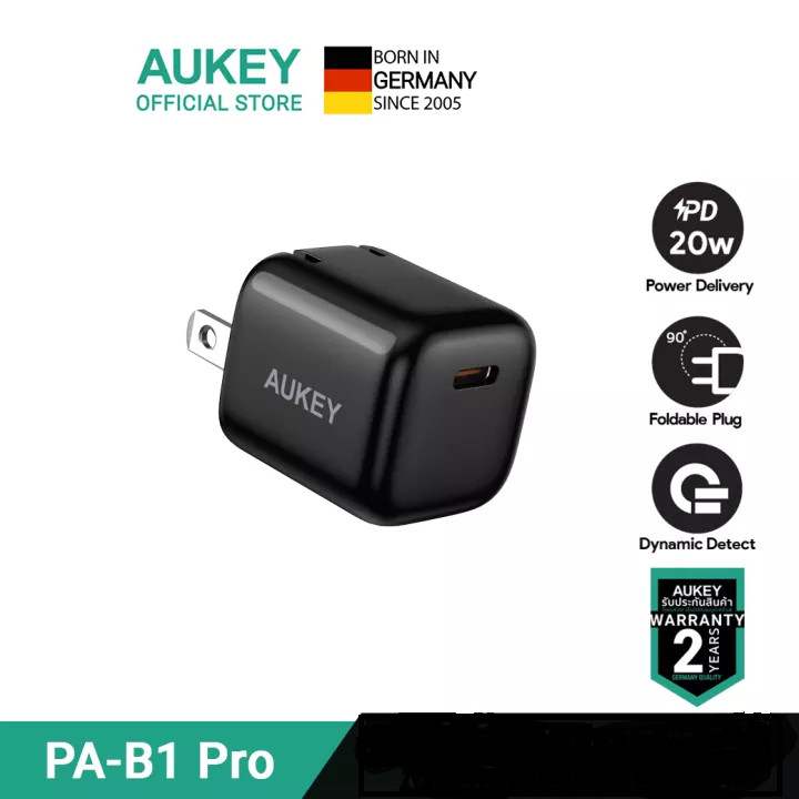 , Củ sạc nhanh 20W Aukey PA-B1pro, PD20W và QC 3.0