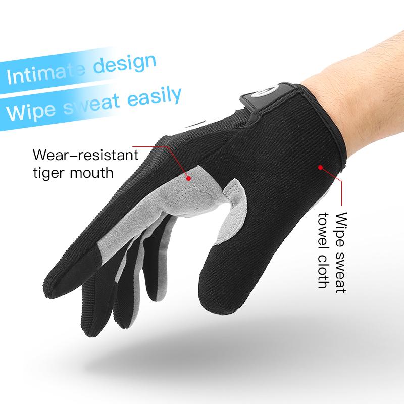 1Pair Half Finger Găng tay đua xe đạp chống trượt Găng tay xe máy chống sốc MTB Găng tay xe đạp Găng tay thể thao Găng tay Color: BU1 Size: M