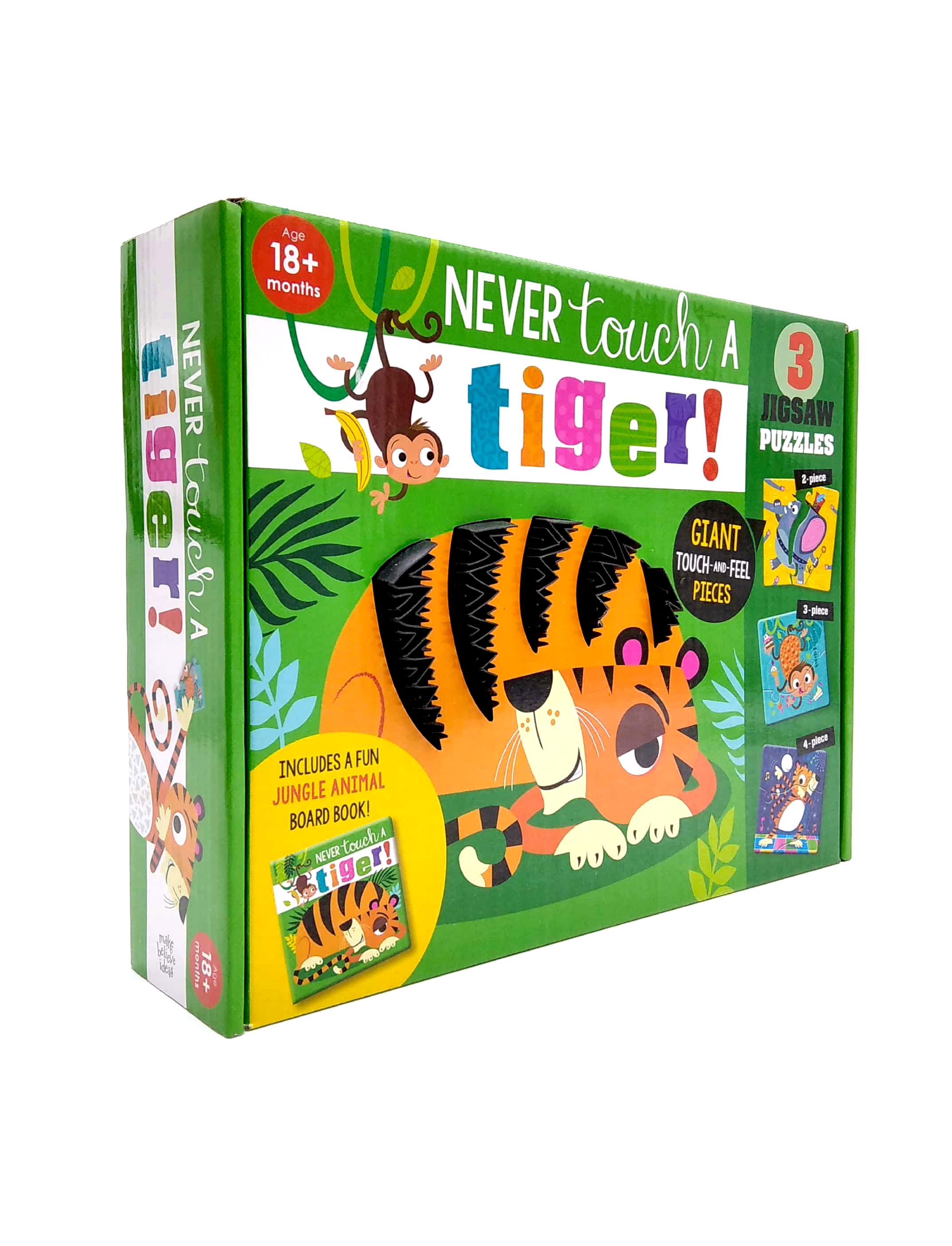 Never Touch A Tiger! 3 Jigsaw Puzzles