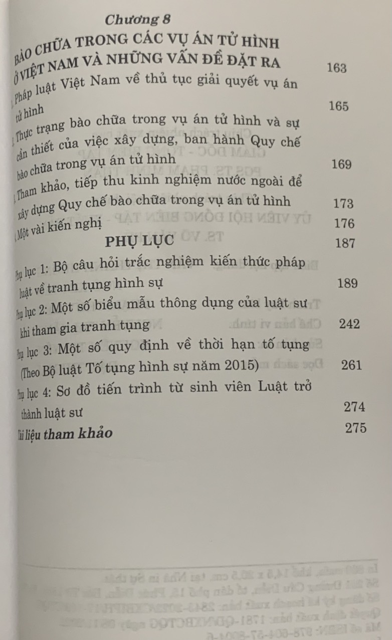 Cẩm nang hướng dẫn thực hành đại diện tranh tụng trong vụ án hình sự