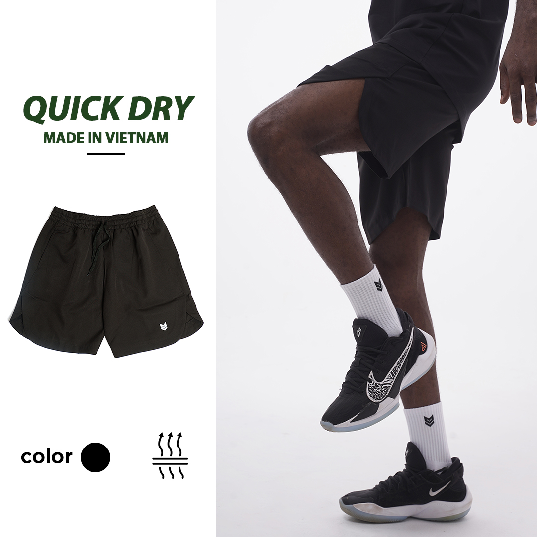 Quần short thể thao nam nữ Redikick Quick Dry  -QDMulti Unisex Thoáng mát, nhanh khô, co giãn 2 chiều form rộng Quần short nam bóng rổ, bóng đá, bóng chuyền, quần tennis đá banh, chạy bộ