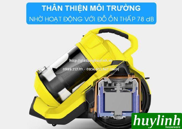 Máy hút bụi gia đình Karcher VC3 Plus *KAP - 1100W - Hàng chính hãng - Lọc Hepa 2