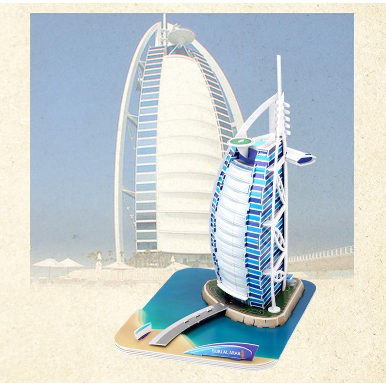 Mô Hình Giấy : Khách Sạn Burj Al-Arab