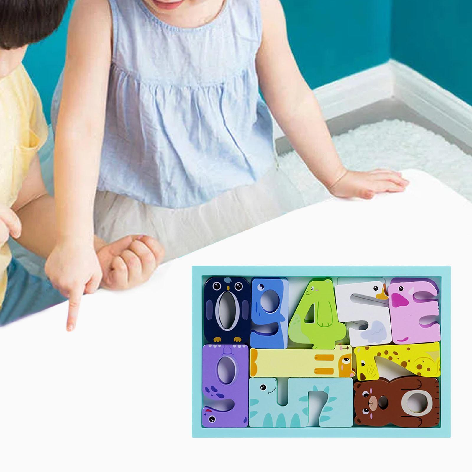 Puzzles Wooden Jigsaw Birthday Gifts Learning Sorting cartoon Baby