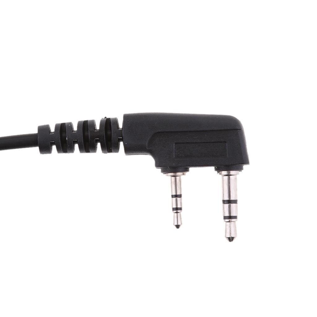 Waiter Walkie Talkie Smile PTT Mic Earpiece Headset for Baofeng Kenwood