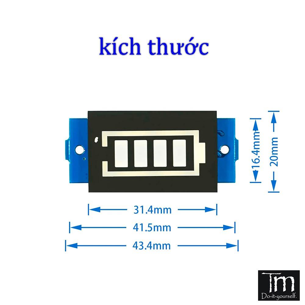 Led Vạch Báo Dung Lượng Pin 3.7V 7.4V 12.6V 16.8V