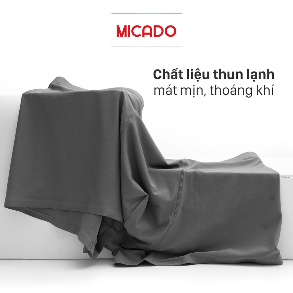 Combo 4 Quần lót boxer nam - Quần sịp đùi su đúc lụa sữa cao cấp không đường may Micado