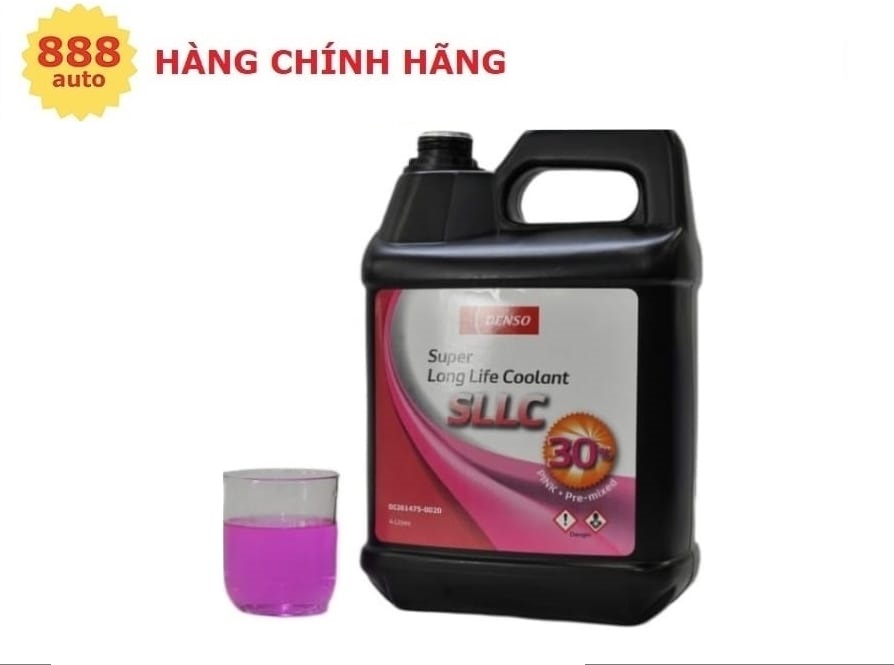 Nước làm mát động cơ DENSO, 4 lít, cho tất cả các hãng xe