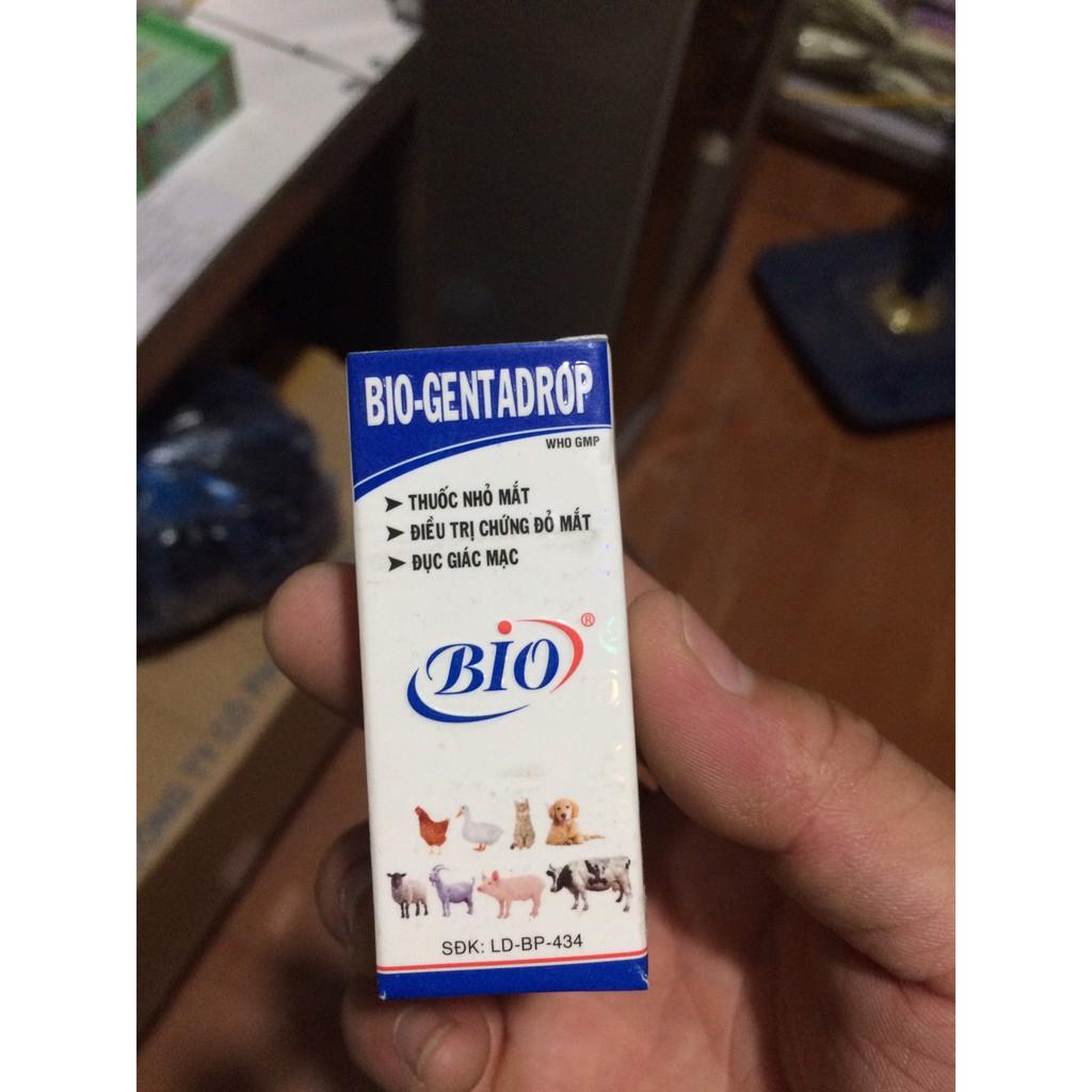 Nhỏ mắt cho chó mèo Bio Gentadrop 10ml