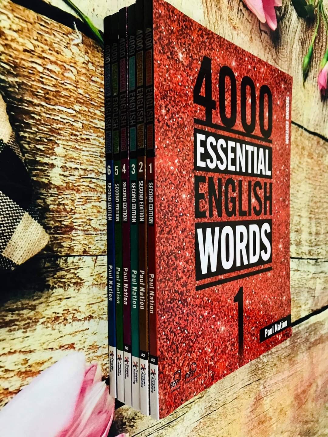 4000 essential english words bộ nhập 6q màu, kèm file audio và answer key