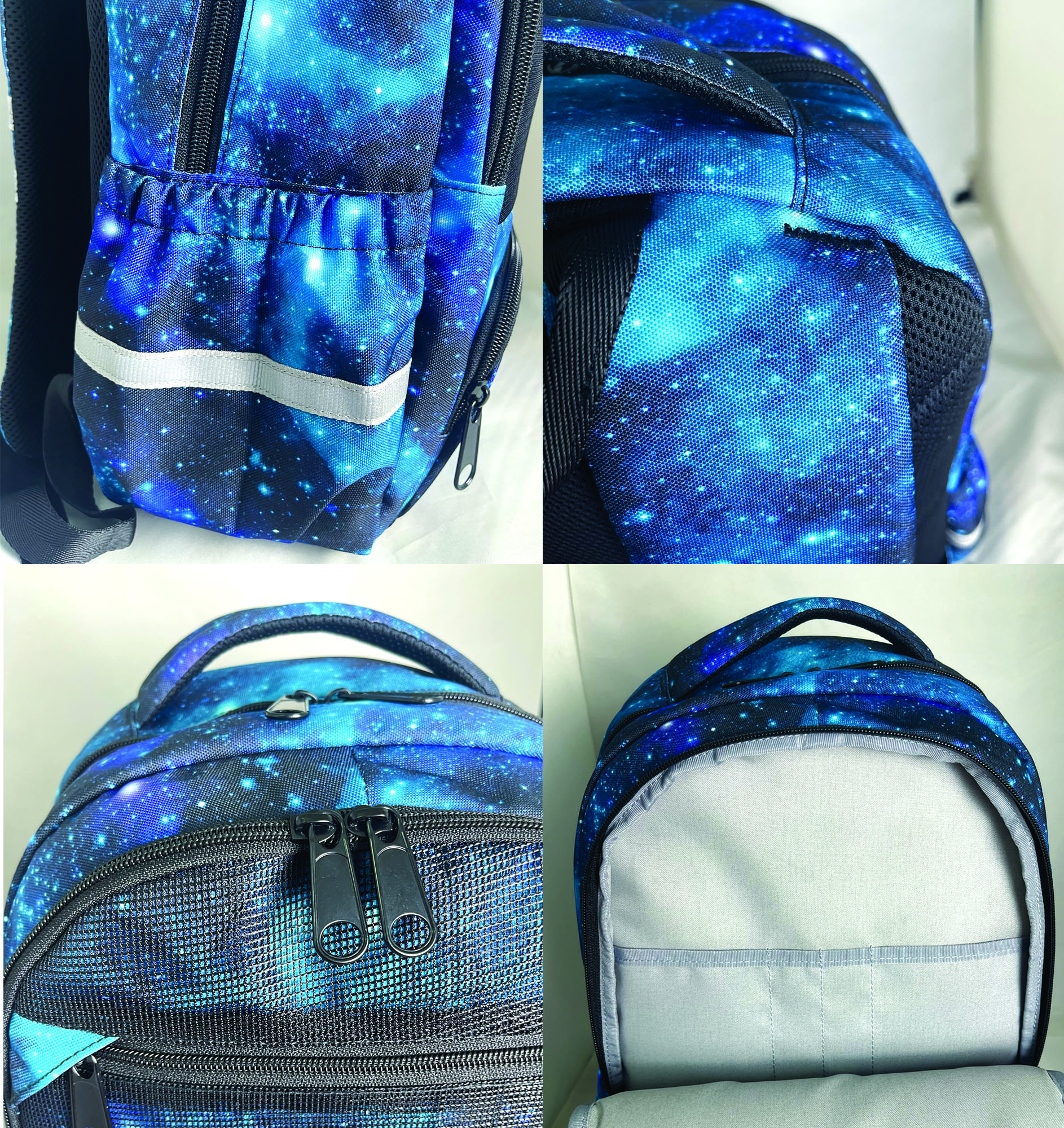 Balo Galaxy- Balo Cho Học Sinh, Sinh Viên Viền Dạ Quang, Nhiều Ngăn. Bảo Hành 1 Năm