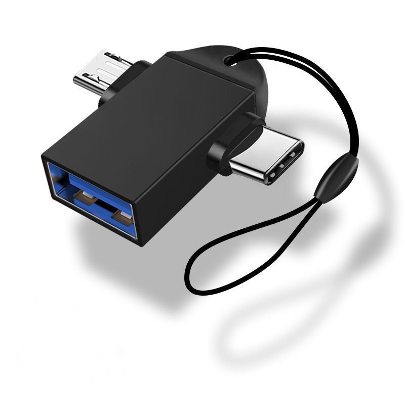 Đầu Chuyển Đổi OTG Cổng Type-C Sang USB 3.0 - Chất Liệu Vỏ Kim Loại Cáp OTG USB Type C to USB 3.0 Đầu Chuyển Đổi USB OTG Type C Tốc Độ Cao Tương Thích Với Điện Thoại Máy Tính Type C Micro Usb sang Usb 3.0 cao cấp tiện dụng Hàng Nhập Khẩu