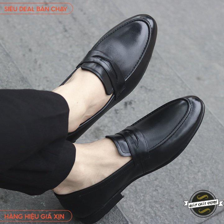 Giày Lười Nam Da Pu Loại 1, Mã MD06