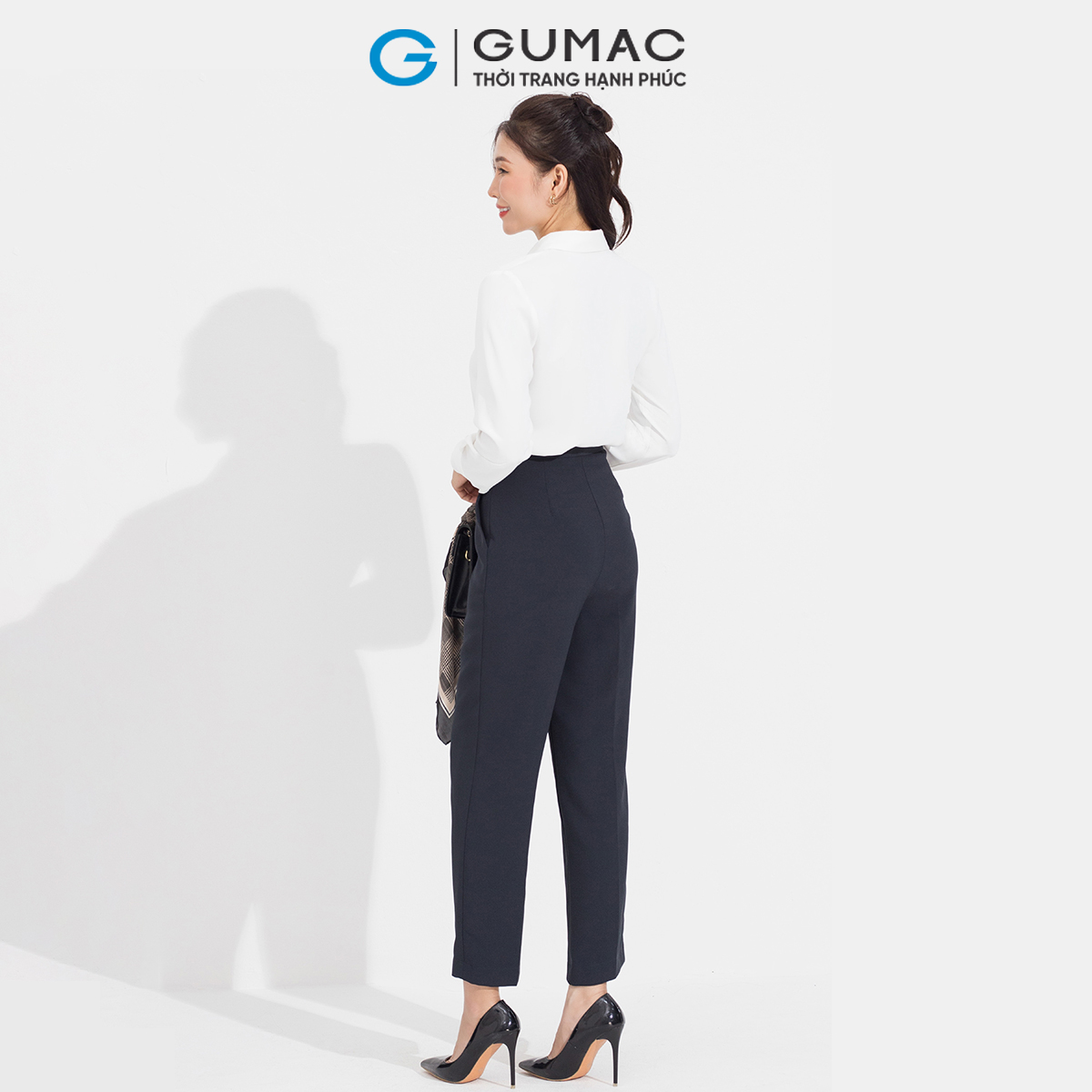 Quần ống suông túi xéo GUMAC QD05074