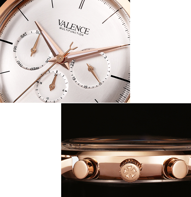 Đồng Hồ Nam Valence VC-071D (40mm)