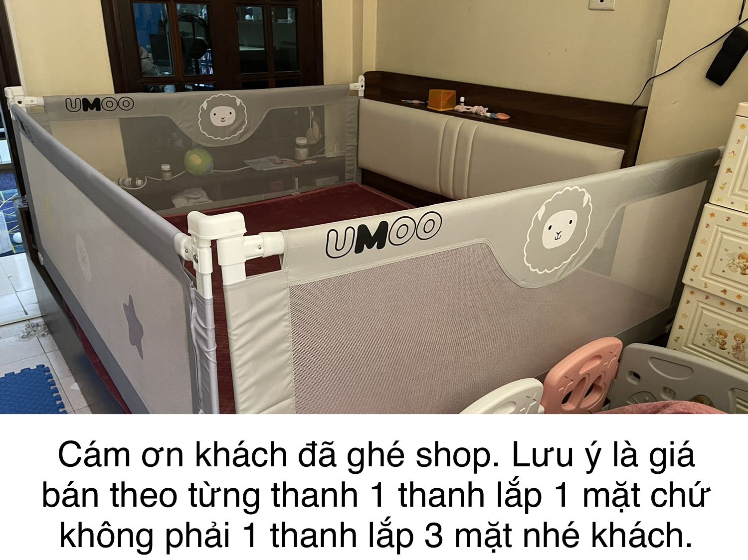 Thanh chắn giường Umoo mã cũ