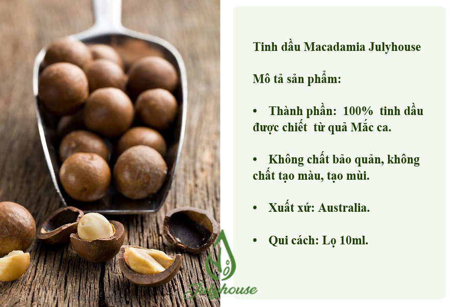 Dầu Macadamia JULYHOUSE 10ml.