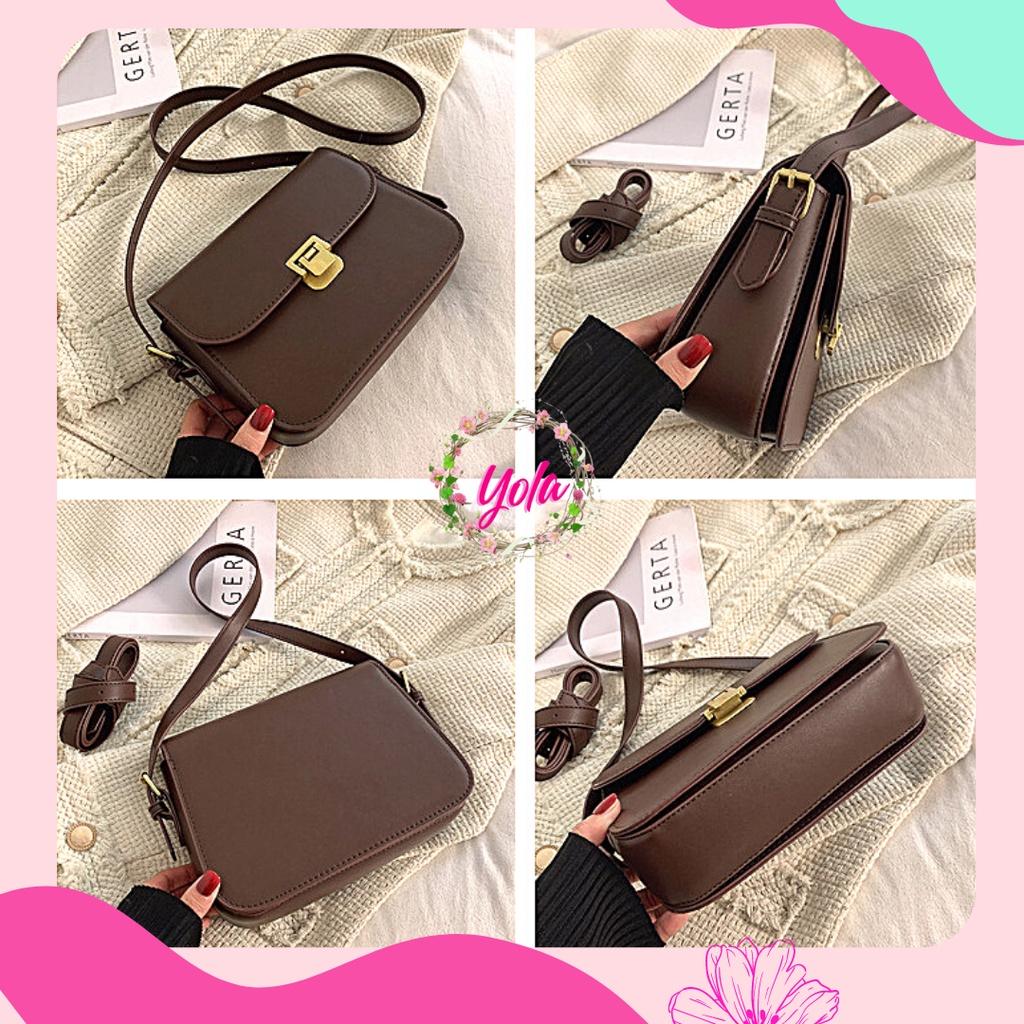 Túi đeo chéo nữ mini Giỏ xách nữ đeo vai thời trang nữ kẹp nách cao cấp Yola shop