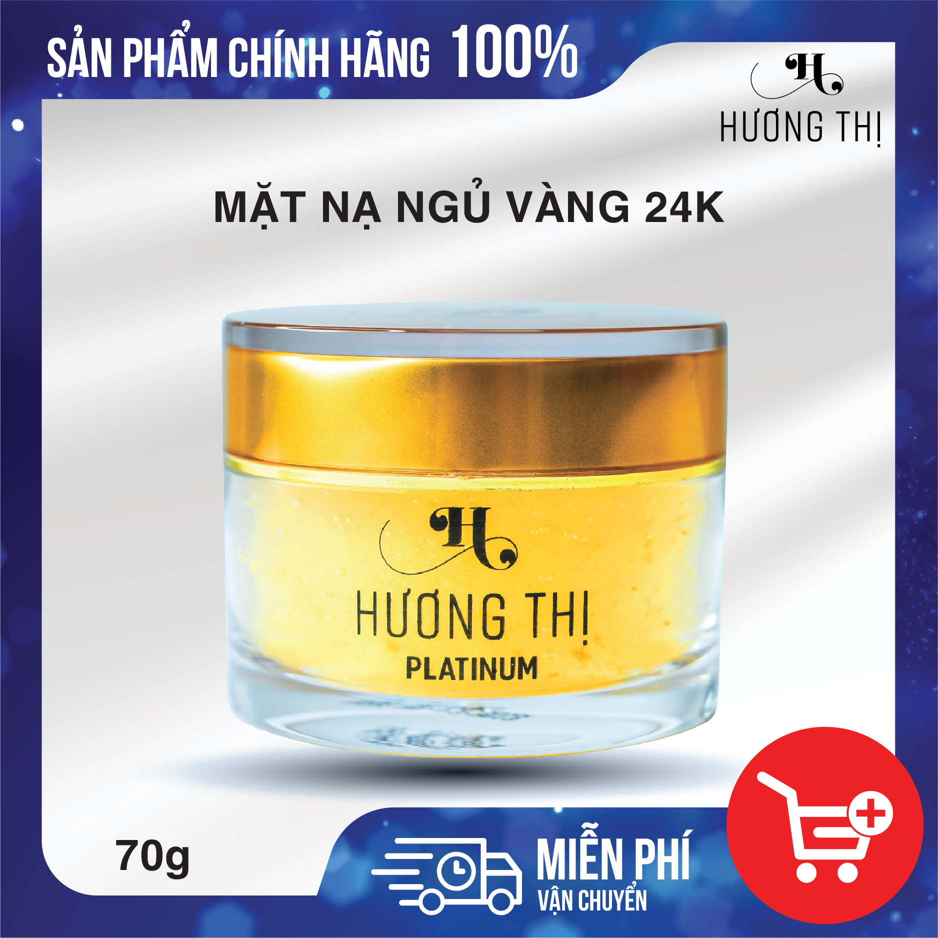 Mặt Nạ Ngủ Vàng 24k Hương Thị