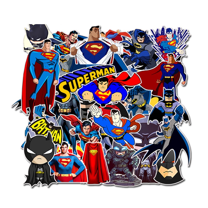 Bộ 45 miếng Sticker hình dán Siêu nhân Batman