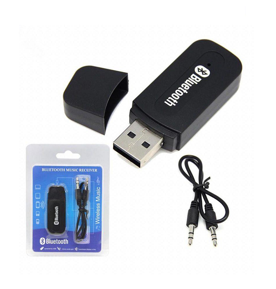 Bộ USB tạo bluetooth âm thanh BT163 4 trong 1 cho dàn amly ra loa (usb bluetooth âm thanh+cốc sạc+dây bông sen) - Hàng chính hãng
