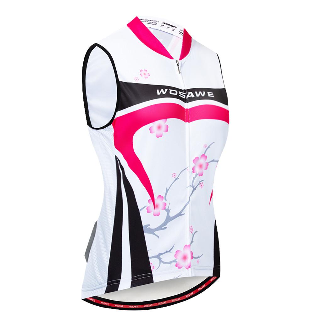 Women's Hi-Viz Safety Running Cycling Vest - Windproof and Reflective - 4 Sizes