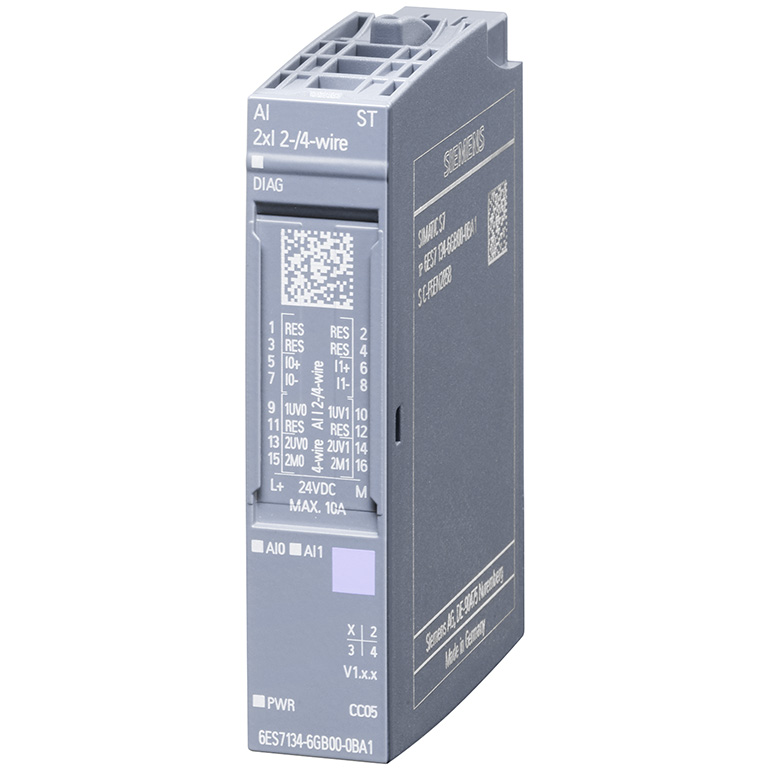 Module I/O AI 2xI 2-/4-wire ST SIMATIC ET 200SP SIEMENS 6ES7134-6GB00-0BA1 | Hàng chính hãng